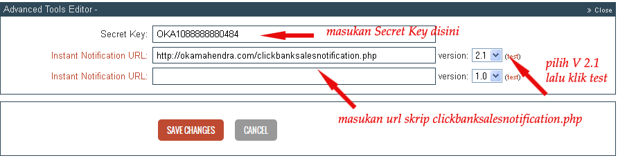 Clickbank Profit Notification