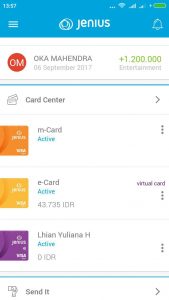 virtual card Jenius BTPN