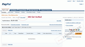 verifikasi paypal dengan VCC